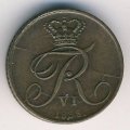 Дания 1/2 ригсбанкскиллинга 1838 год