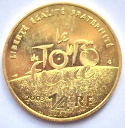 Франция 1/4 евро 2003 год