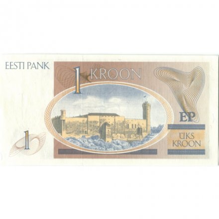 Эстония 1 крона 1992 год - UNC