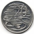 Австралия 20 центов 2009 год