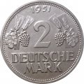 ФРГ 2 марки 1951 год (G)