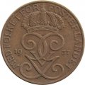 Швеция 5 эре 1937 год