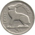 Ирландия 3 пенса 1928 год