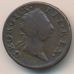 Ирландия 1/2 пенни 1769 год