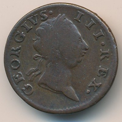 Ирландия 1/2 пенни 1769 год