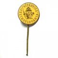 Значок-иголка Vitkovice Czechoslovakia. Витковице. Чехословакия (желтый)