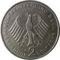 ФРГ 2 марки 1992 год (A) - Людвиг Эрхард, 40 лет Федеративной Республике (1948-1988)