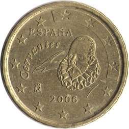 Испания 10 евроцентов 2006 год
