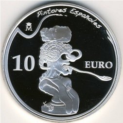 Испания 10 евро 2009 год