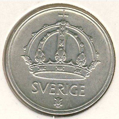 Швеция 25 эре 1946 год