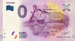 Сборная Панамы - Сувенирная банкнота 0 евро 2018 год