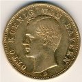 Бавария 20 марок 1895 год