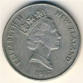 Новая Зеландия 10 центов 1987 год - Маска маори