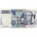 Италия 10000 лир 1984 год - Физик Алессандро Вольта VF+