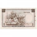 Бирма (Мьянма) 5 кьят 1958 год - след от степлера - UNC