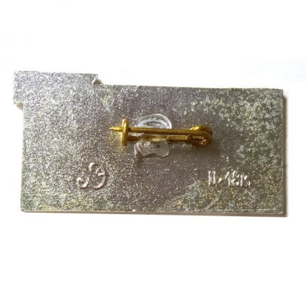 Значок Кронштадт. Корабль. Маяк