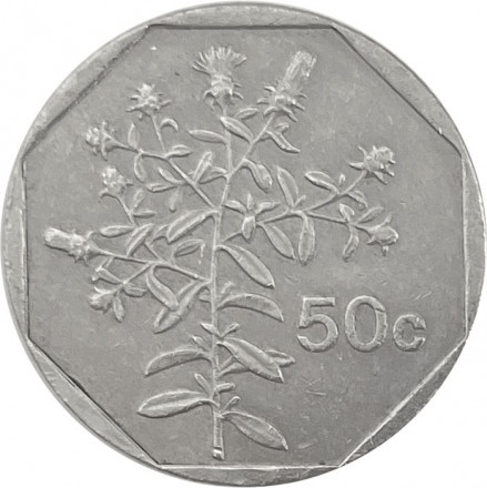 Мальта 50 центов 1998 год