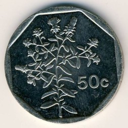 Мальта 50 центов 1998 год
