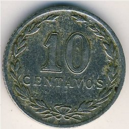 Аргентина 10 сентаво 1928 год