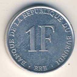 Бурунди 1 франк 1990 год