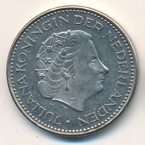 Нидерланды 1 гульден 1978 год - Королева Юлиана