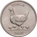 Тонга 5 сенити 1990 год