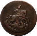 2 копейки 1788 год СПМ Екатерина II (1762 - 1796) перечекан - VF