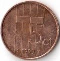 Нидерланды 5 центов 1999 год