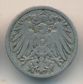 Германия 5 пфеннигов 1893 год (F)