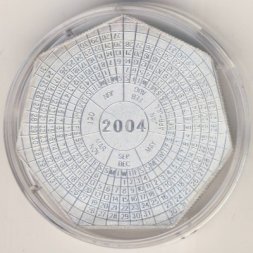 Замбия 4000 квача 2004 год - Календарь