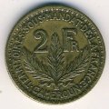 Камерун 2 франка 1924 год