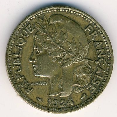 Камерун 2 франка 1924 год