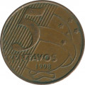 Бразилия 5 сентаво 1998 год