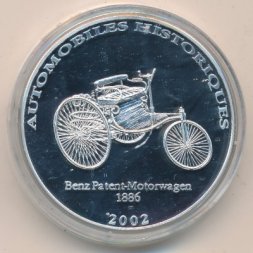 Конго 10 франков 2002 год