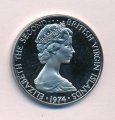 Виргинские острова 50 центов 1974 год - Пеликаны (Proof)