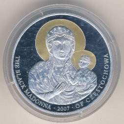 Либерия 10 долларов 2007 год
