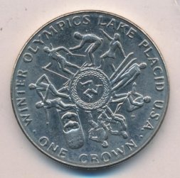 Остров Мэн 1 крона 1980 год