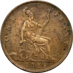 Великобритания 1 пенни 1889