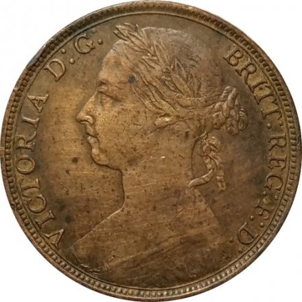 Великобритания 1 пенни 1889