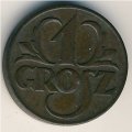 Польша 1 грош 1923 год