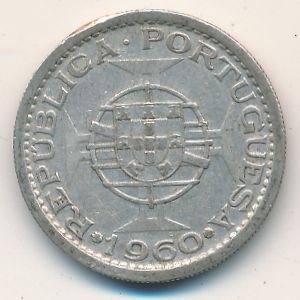 Мозамбик 5 эскудо 1960 год