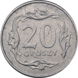Польша 20 грошей 1997 год