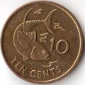 Сейшелы 10 центов 1994 год