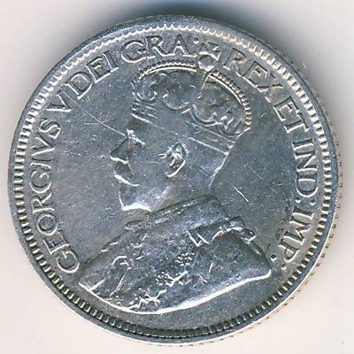 Канада 10 центов 1930 год