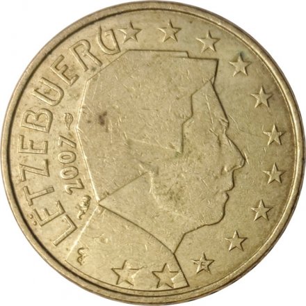 Люксембург 10 евроцентов 2007 год