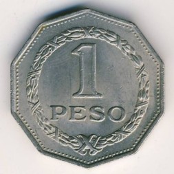 Колумбия 1 песо 1967 год - Симон Боливар
