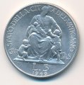 Ватикан 5 лир 1949 год