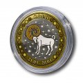 Овен - Гравированная монета 10 рублей (в сувенирной упаковке)