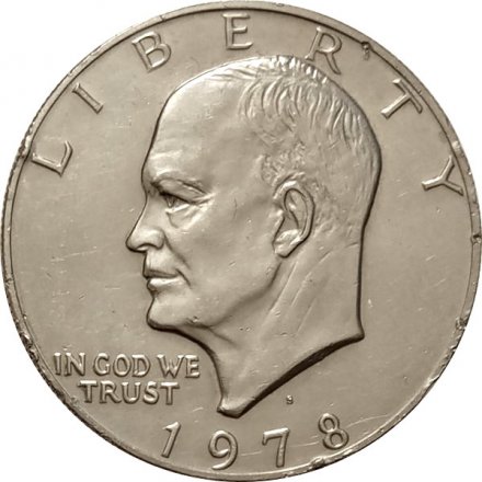 США 1 доллар 1978 год - Дуайт Эйзенхауэр (S)