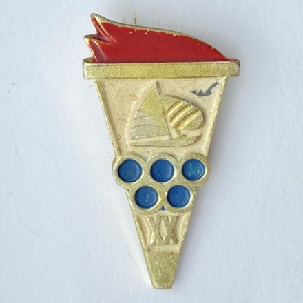 Значок. XX Олимпийские игры. Мюнхен. Парусный спорт